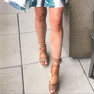 Lace-up Wedges
